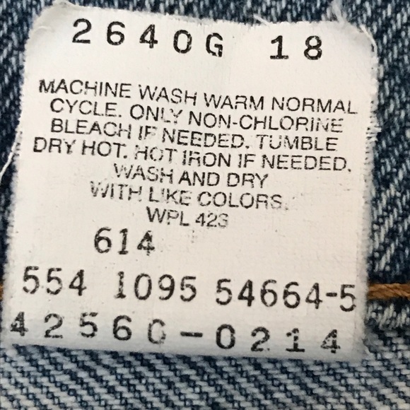 Vintage Levi’s 560 Orange tab Loose Fit Tapered Leg Jeans Mens 36x30 On Trend - Picture 4 of 13